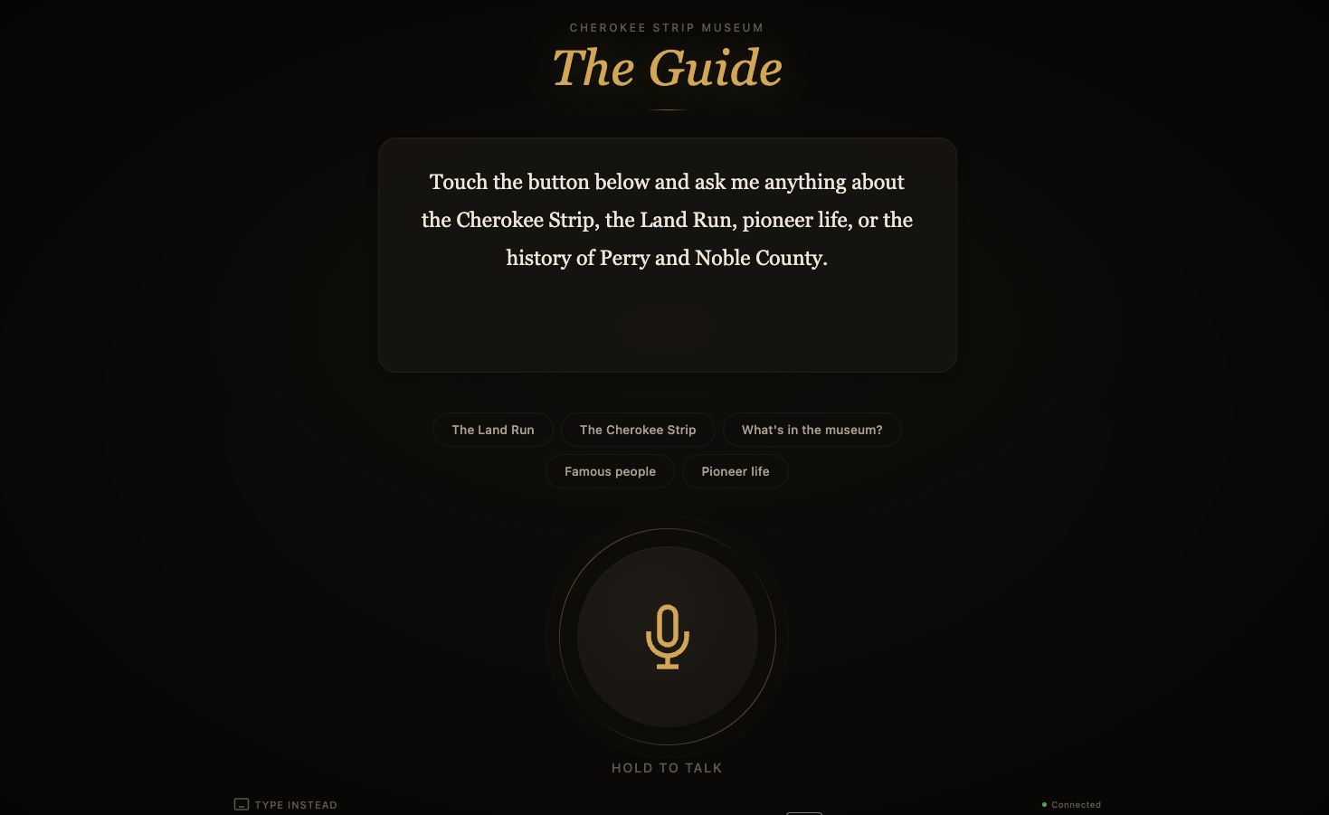 Eternal Echos Cherokee Strip Museum guide preview